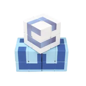 Cube rotatif 5cm 2x2 impression UV motif invité personnalisé Puzzle Cubes personnalisés