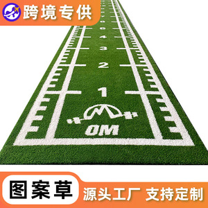 Tapetes de Césped Artificial con Patrones Personalizados de 4.0m de Ancho, Superficie Antideslizante para Entrenamiento Físico en Gimnasio - Product Image 5