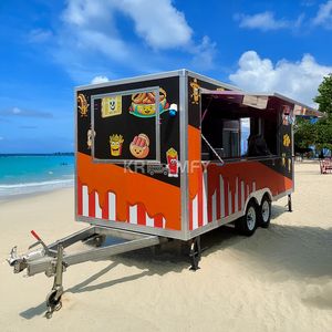 <b>And</b> Snacks Mobile Truck Equipped Concession Catering Beer <b>Tea</b> Food Trailers <b>Coffee</b> Ice Cream With Refrigerator Fryer - Product Image 3