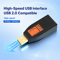 Convertisseur USB vers RS485 industriel, adaptateur série 2 ports avec protection contre la foudre 6KV et USB 2.0