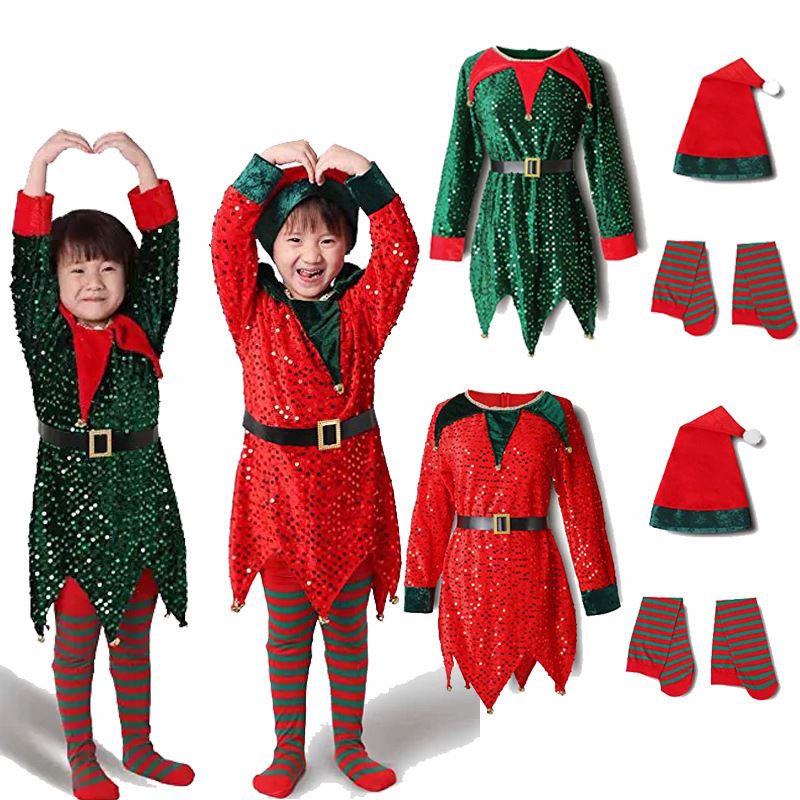 dress for jazz club Christmas characters smocked dress – Trintalya's boutique main image 1