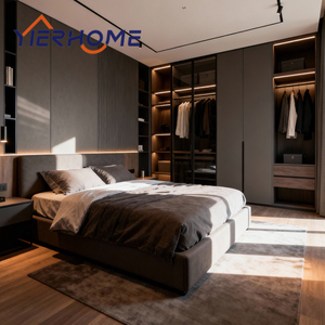 Armoire en bois sur mesure avec tiroirs |   Système d'armoires de rangement pour l'organisation de la chambre à coucher - Product Image 3