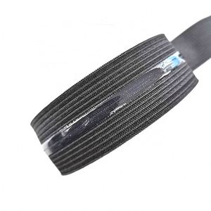 Bande élastique crochetée de 2,5 cm en stock avec revêtement en silicone transparent et grip antidérapant pour vêtements et sangles - Product Image 6