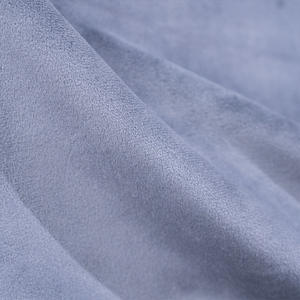 Composito ad alta elasticità simile al cotone con pelliccia sintetica di volpe argentata 100% tessuto felpa in poliestere - Product Image 1