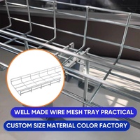 Bandeja de Cables Modular de Malla Metálica, Sistema de Cableado Flexible de Empalme Rápido Sin Herramientas, Directo de Fábrica, Múltiples Materiales Opcionales