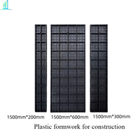 Coffrage en plastique pour la construction de bâtiments, matériau ABS, coffrage mural pour villas, pour bâtiments résidentiels