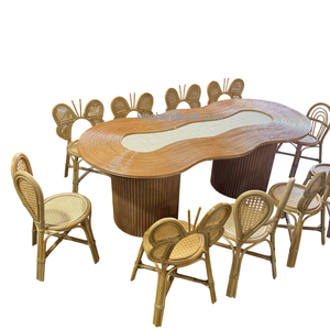 Chaise pour enfants en rotin tissée à la main pour la décoration de fête d'anniversaire, siège pour enfants en osier naturel - Product Image 5