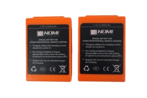 Télécommande de grue NOMI NM-003 alimentée par batterie rechargeable, portée fixe de 500 m, étanche IP67, design ergonomique personnalisable - Product Image 4