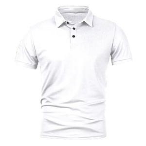Alta calidad 100% algodón impresión personalizada bordado OEM logo liso en blanco hombres Polo camiseta Polo - Product Image 6