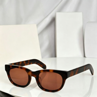 Lunettes de soleil carrées unisexes élégantes et vintage avec logo personnalisé, verres dégradés et monture écaille légère, protection UV TAC