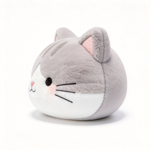 Nouvelle conception de peluche chat de dessin animé, coussin long en peluche personnalisé, décoration de canapé, jouet en peluche chat taille personnalisée - Product Image 5