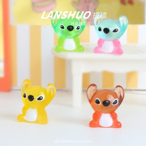 Muñeco de Resina Lanshuo, Figura de Animal de Dibujos Animados en 3D, Juguete Coleccionable de Arte - Product Image 1