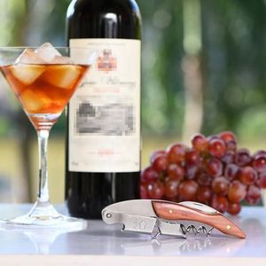 Ouvre-bouteilles à vin WSY8684, utilisation facile, tire-bouchon à manche en bois personnalisé - Product Image 5