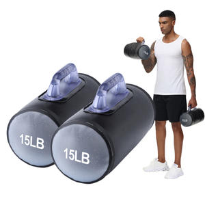 30lb Adjustable <b>Water</b> <b>Dumbbell</b> Pair Portable for Strength Training - Product Image 6