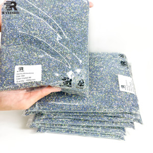 韓国製 フラットバック ホットフィックス 3D ガラス ラインストーン ドレス DIYキット、ビッグ クリア スーパーグリッター ラインストーン SS6-SS30、ルースラインストーン - Product Image 5