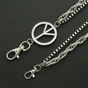 Cadena de cintura metálica de doble capa para hombre, diseño sencillo y personalizado, superventas 2026, joyería al por mayor - Product Image 2