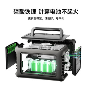Estación de energía portátil Allpowers de 600W con onda sinusoidal pura, fuente de alimentación para exteriores con arrancador de baterías y linterna - Product Image 3