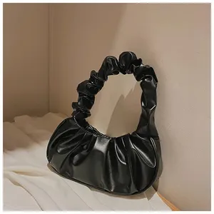 Bolsos <span class=keywords><strong>2023</strong></span>, Bolso de Mano Tipo Dumpling, Bolso de Hombro para Compras, Modelo de Moda de Verano, Bolsos de Mano Plegados para Mujer, PU Cloud - Product Image 3