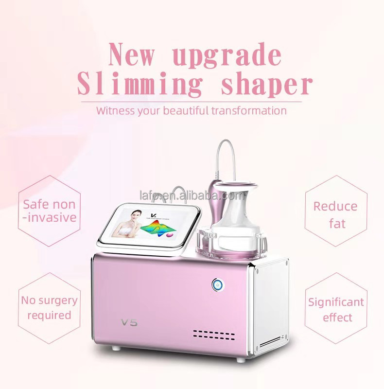 LF-165A portable fat reduce machine RF Skin Rejuvenation V5 HIFU RF Anti Aging best cellulite removal machine