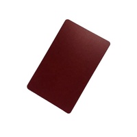 Carte de visite numérique intelligente NFC carte pvc marron personnel de l'entreprise