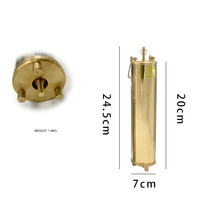 Échantillonneur de liquide à fond en laiton de haute qualité pour huile, 1000 ml