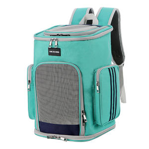 <b>Cute</b> Dog Animal Luxury Pet Carrier Breathable Mesh Backpack Zipper Made Oxford Nylon for Small Animals Outdoor Travel Take-Out - Product Image 3