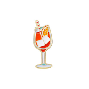 Broches de copas de vino de frutas, insignias de Metal para ropa, bolsas de mezclilla, sombreros, barra perfecta, regalos, Pin de solapa, venta al por mayor, personalizado - Product Image 4