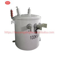 Transformateur monophasé Xinghe 167KVA 4160/2400V 120/240V monté sur poteau, norme IEC60076, 50/60Hz, refroidi à l'huile