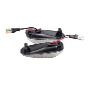 ไฟเลี้ยวข้างบังโคลนหน้า LED สีเหลืองอำพัน,สำหรับ W210 W202 CLK W208 <span class=keywords><strong>SLK</strong></span> <span class=keywords><strong>R170</strong></span> W638 - Product Image 2