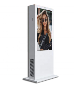Ngang và dọc màn hình phát lại <span class=keywords><strong>LCD</strong></span> kỹ thuật số biển hiển thị quảng cáo ngoài trời Totem <span class=keywords><strong>kiosk</strong></span> - Product Image 1