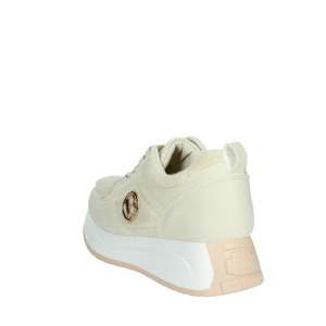 Sneakers pour femmes Laura Biagiotti, couleur beige, taille 37, doublées de fourrure, chaussures tendance - Product Image 2