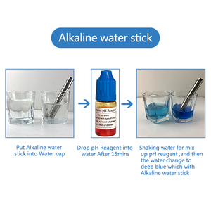 Filtre à eau alcaline en acier inoxydable <span class=keywords><strong>CAMAZ</strong></span> avec stick filtrant riche en hydrogène pH 8.0-9.5 pour voiture et camping-car - Product Image 3