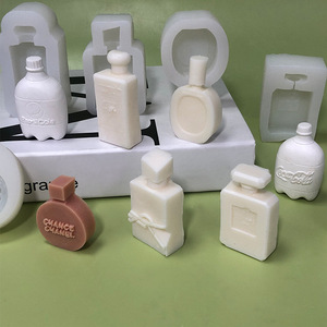 Формочка «сделай сам» для раннего подъема в бутылочке духов, свечи, мыло ручной работы, силиконовая форма в виде свечи для ароматерапии, настольные украшения, украшения для дома - Product Image 5