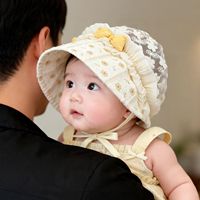 Sombrero de Sol Delgado para Bebés y Niños Pequeños, Gorra de Sol a Rayas con Diseño de Mariposa, Transpirable y Ajustable