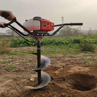 Tarières à essence haute puissance pour travaux agricoles, machine à ameublir le sol pour la plantation de vergers et le creusement de trous pour les arbres