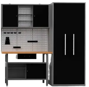 Pas cher JZD Garage armoire à outils métal acier atelier poste de travail établi tiroir banc de travail avec outils