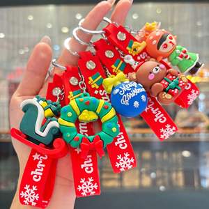 Porte-clés en plastique de Noël, pendentif multifonctionnel pour sac et clés de voiture, cadeau idéal pour Noël - Product Image 2