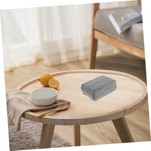 NOVISON Rectangle Microfiber Sponge 12x8x3cm Ceramic Coating Applicator for <b>Car</b> & Dishwashing with Plastic Barrier - Product Image 5