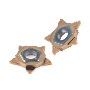 Penta24 5-edges Carbide chèn cho Swiss lathes Độ chính xác cao trong rãnh & chia tay và luồng 100% OEM tương thích. - Product Image 1