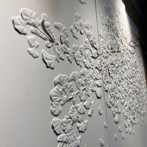 Hochwertige Struktur für moderne Innenräume 3D-Hintergrundwand Hochwertige geschnitzte Leder wand paneele - Product Image 1