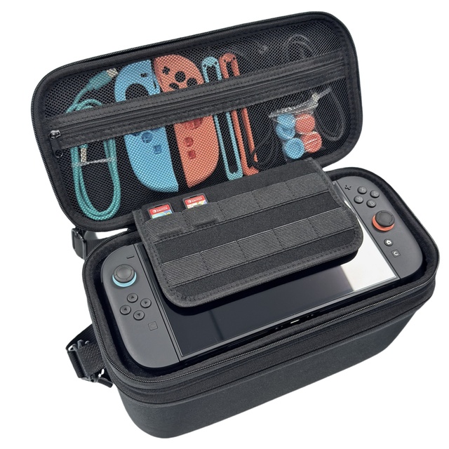 BLY Portable Carry Case for Nintendo Switch 2 Large Capacity for Switch 2 Accessories Charging Dock Organizer Console Case