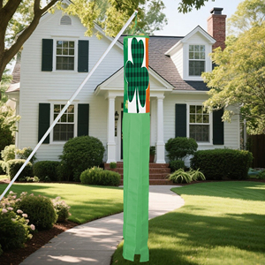 Decoración de Superficie para Ductos de Aire 75D, Diseño St. Patrick's Creek y Elk, 30*45CM, con 6 Tiras de Gráficos Impresos Digitalmente de 5*60CM - Product Image 5