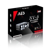 Phare auxiliaire universel LED haute puissance AES NV-5 amélioré, 12V 75W, 3 lentilles, projecteur de conduite pour SUV et camionnette