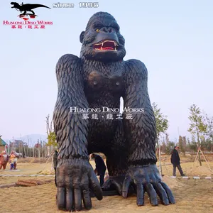2023 Affichage éducatif animé de gorilles animatroniques grandeur nature