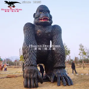 2023 hoạt hình kích thước cuộc sống animatronic GORILLA hiển thị giáo dục