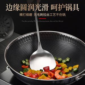 304 Stainless Steel Spatula Set With Wooden Handle 7 Piece Kitchen Utensils Heat Resistant Cooking Tools - Product Image 4