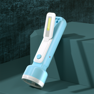 Giá Rẻ Nhất USB Sạc Port 18650 Sạc Li Ion Battery LED Nhựa Đèn Pin <span class=keywords><strong>Torch</strong></span> Sạc Với Sidelight - Product Image 4