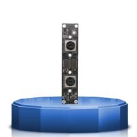 Module vidéo industriel, module de caméra USB à double objectif 8MP, CMOS X2 1/2.55'', 2560*1440*30fps, 100 °   FOV, objectif 2,8 mm, UVC