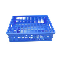 Caisses en plastique empilables en gros d'usine, personnalisables, grande durabilité, paniers à fruits et légumes empilables
