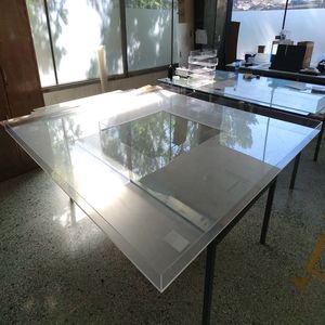 Réservoir d'eau expérimental en acrylique personnalisé, boîte d'expérimentation de flux d'eau carrée en verre organique - Product Image 1